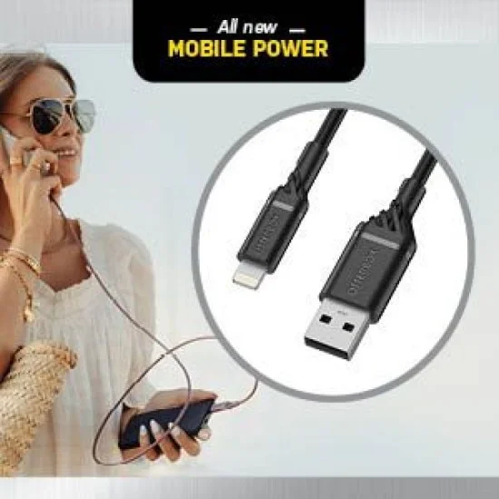 Otterbox Lightning To Usb-A Cable &ndash; Standard 1 Meter - Black